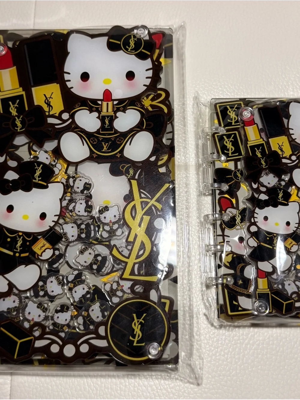 Hello Kitty x YSL Black & Gold Phone Case